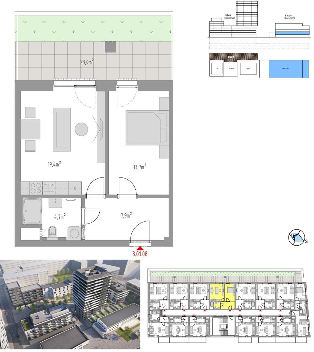 Novy Apartman S Terasou Бърно Екстериор снимка